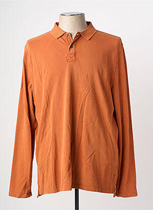 Polo manches longues manches longues orange WHITE STUFF homme