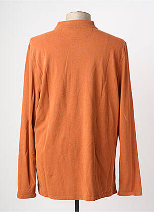 Polo manches longues manches longues orange WHITE STUFF homme
