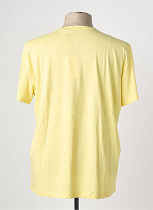 T-shirt stretch manches courtes jaune MUSTANG homme