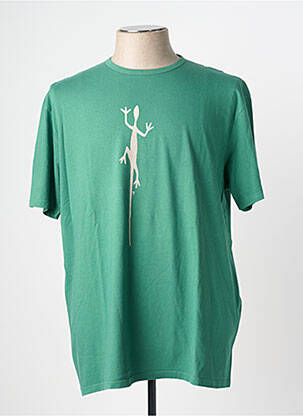 T-shirt stretch manches courtes vert clair POU NOU homme