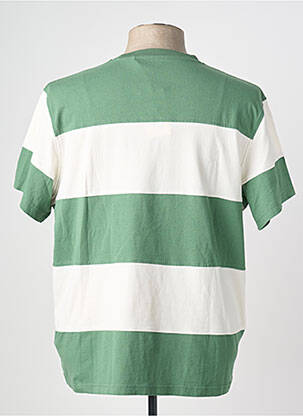 T-shirt stretch manches courtes vert MUSTANG homme