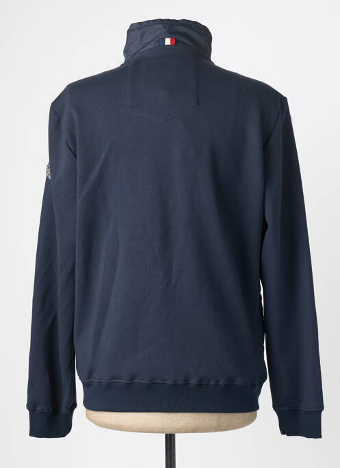 Doudoune poches sans capuche bleu FQ1924 homme