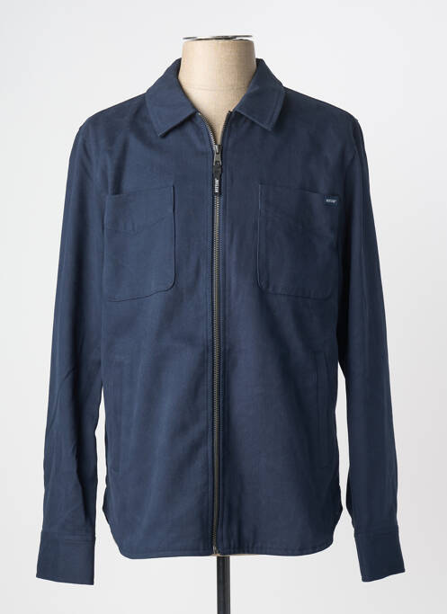 Veste casual coupe droite bleu MUSTANG homme