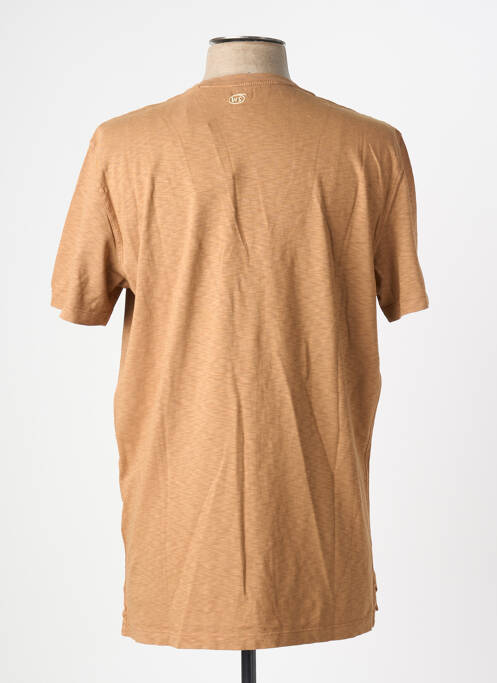 T-shirt coupe droite manches courtes marron WHITE STUFF homme