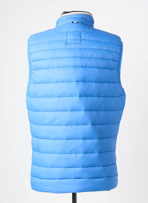 Doudoune poches sans capuche bleu FQ1924 homme