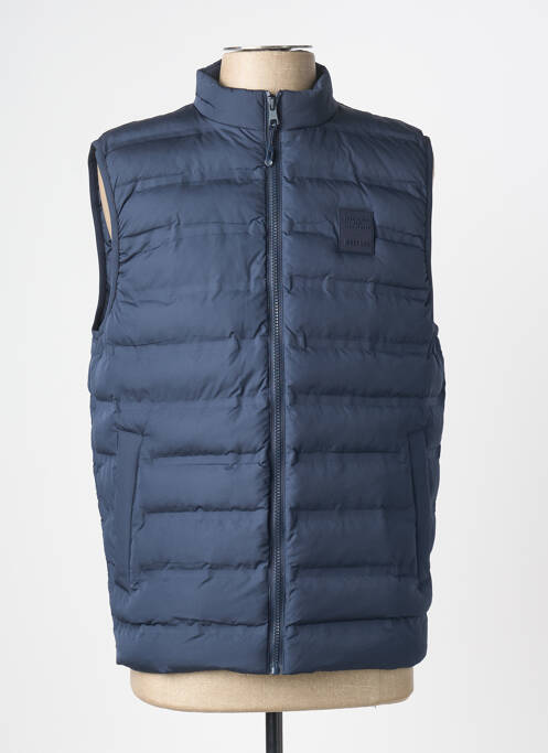 Doudoune poches sans capuche bleu MUSTANG homme