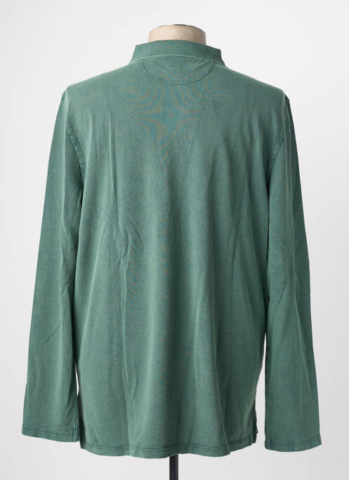 Polo manches longues manches longues vert WHITE STUFF homme