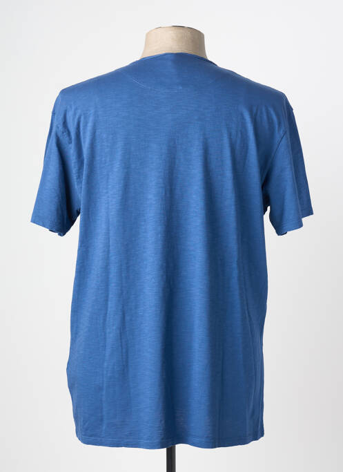 T-shirt coupe cintrée manches courtes bleu POU NOU homme