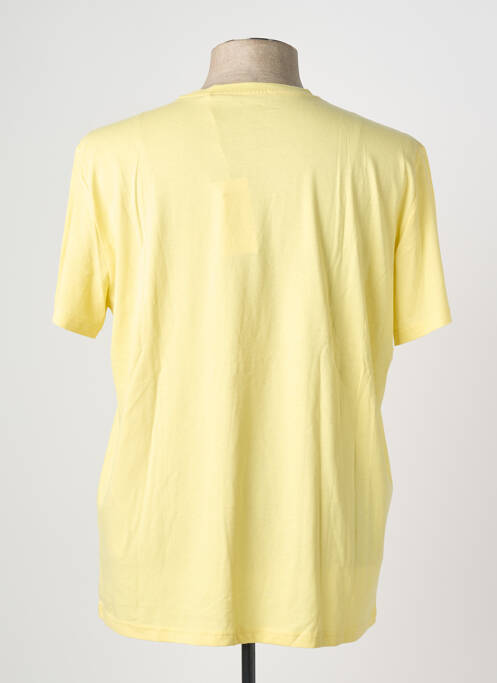 T-shirt stretch manches courtes jaune MUSTANG homme