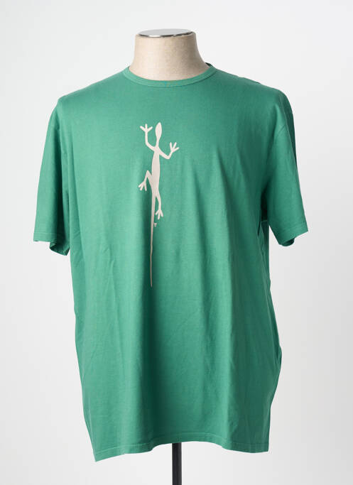 T-shirt stretch manches courtes vert clair POU NOU homme