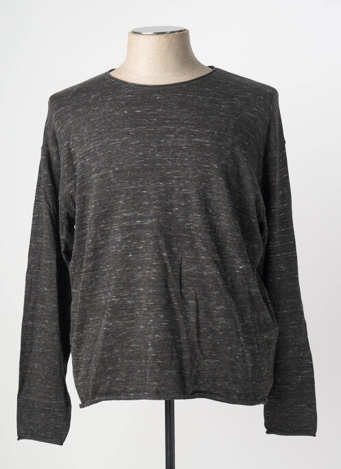 Pull stretch manches longues gris MUSTANG homme
