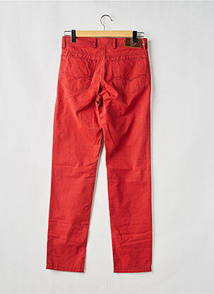 Pantalon slim tissage popeline taille normale orange DIGEL homme