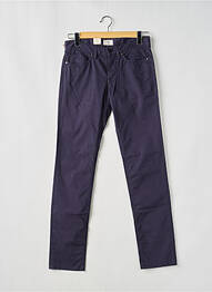 Pantalon slim tissage popeline taille normale bleu CERRUTI 1881 homme