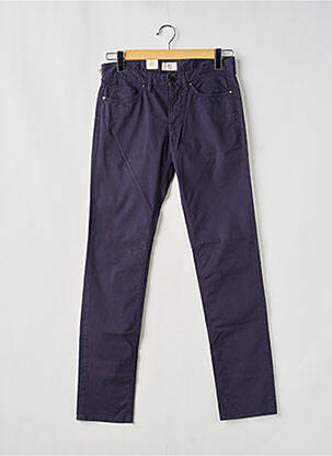 Pantalon slim tissage popeline taille normale bleu CERRUTI 1881 homme
