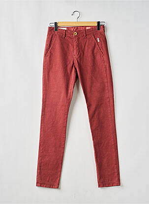 Pantalon chino stretch taille normale orange MAISON OSCAR homme