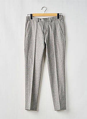 Pantalon slim tissage chiné taille normale gris DIGEL homme