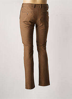 Pantalon chino tissage popeline taille normale gris TELERIA ZED homme