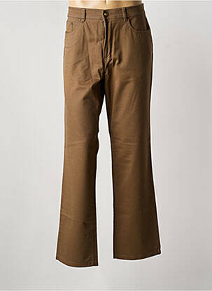 Jeans coupe droite stretch taille normale marron DIGEL homme