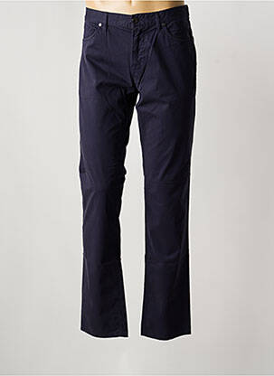 Pantalon slim tissage popeline taille normale bleu CERRUTI 1881 homme