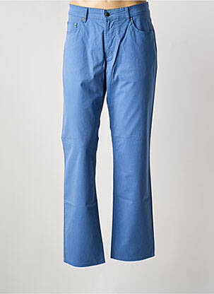 Pantalon slim tissage popeline taille normale bleu DIGEL homme