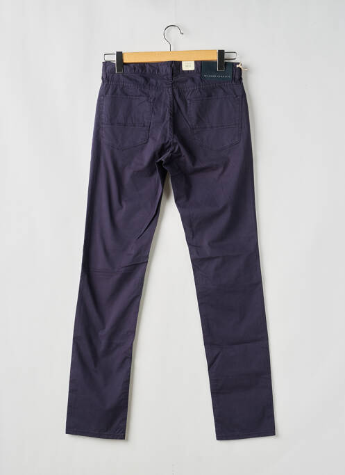 Pantalon slim tissage popeline taille normale bleu CERRUTI 1881 homme