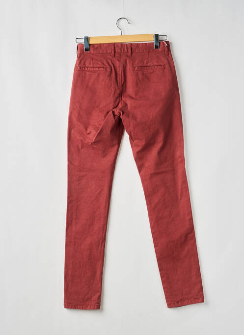 Pantalon chino stretch taille normale orange MAISON OSCAR homme