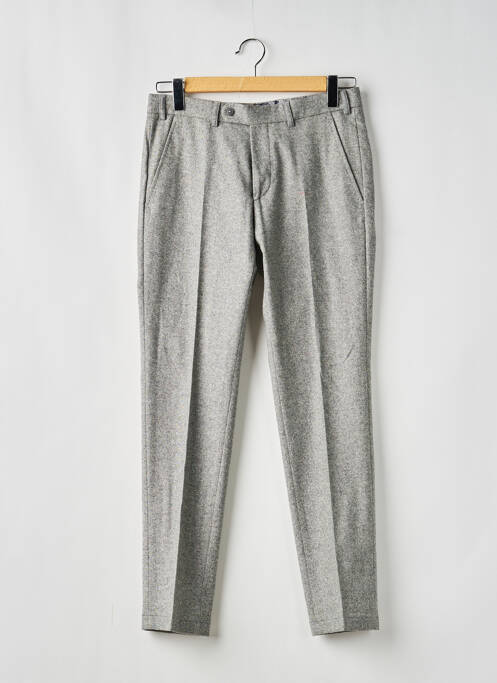 Pantalon slim tissage chiné taille normale gris DIGEL homme
