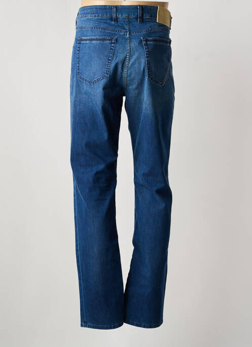 Jeans coupe droite stretch taille normale bleu TELERIA ZED homme