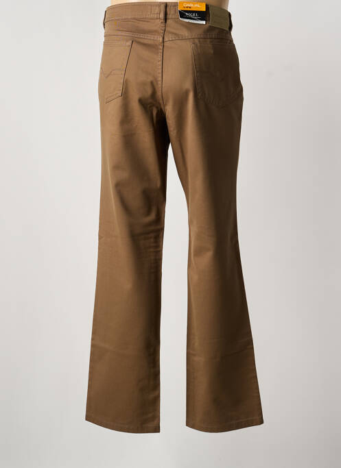 Jeans coupe droite stretch taille normale marron DIGEL homme