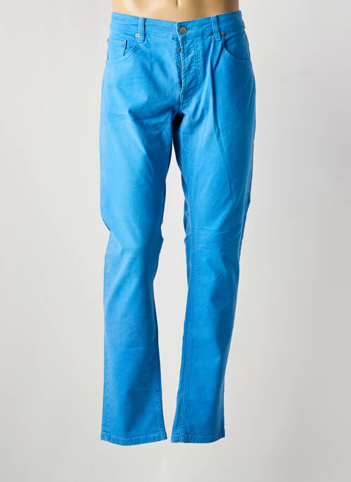 Jeans coupe slim fermeture boutonnée sur le devant taille normale bleu SERGE BLANCO homme