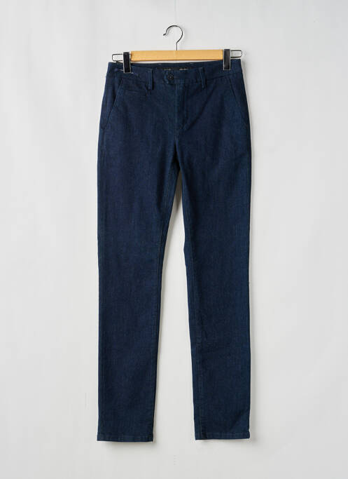 Pantalon chino poches taille normale bleu TELERIA ZED homme