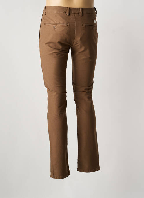 Pantalon chino tissage popeline taille normale gris TELERIA ZED homme