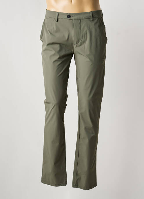Pantalon chino stretch taille normale vert TELERIA ZED homme