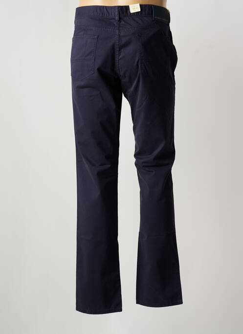 Pantalon slim tissage popeline taille normale bleu CERRUTI 1881 homme