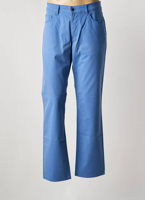 Pantalon slim tissage popeline taille normale bleu DIGEL homme