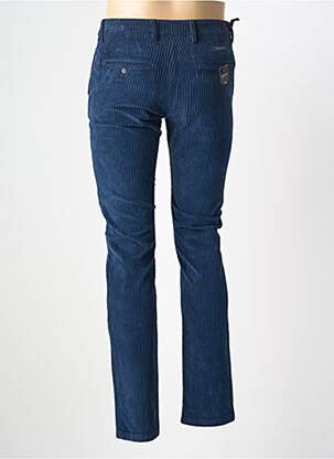 Pantalon chino stretch taille normale bleu TELERIA ZED homme