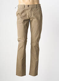 Pantalon chino tissage popeline taille normale vert TELERIA ZED homme