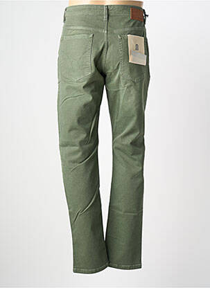 Jeans coupe slim fermeture boutonnée sur le devant taille normale vert SERGE BLANCO homme