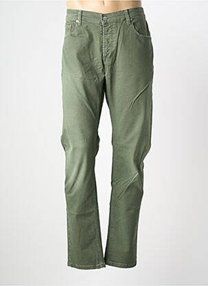 Jeans coupe slim fermeture boutonnée sur le devant taille normale vert SERGE BLANCO homme