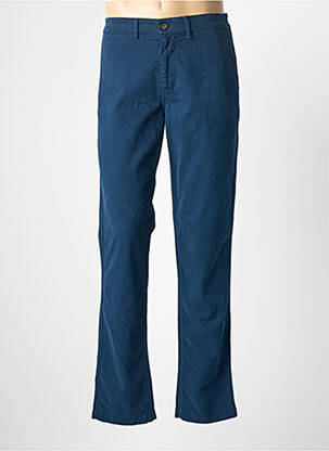 Pantalon chino stretch taille normale bleu EDEN PARK homme