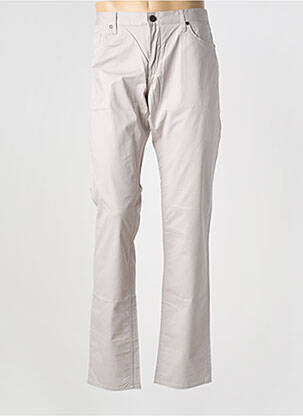 Pantalon droit tissage popeline taille normale gris CERRUTI 1881 homme