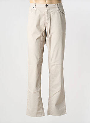 Pantalon slim tissage popeline taille normale beige CERRUTI 1881 homme