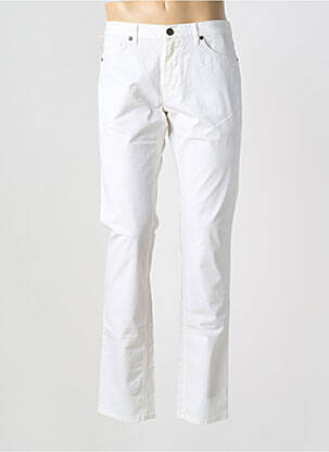 Pantalon slim stretch taille normale blanc CERRUTI 1881 homme