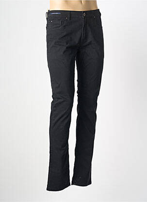 Pantalon slim tissage popeline taille normale noir TELERIA ZED homme