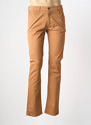 Pantalon slim tissage popeline taille normale orange MCLASSICS homme