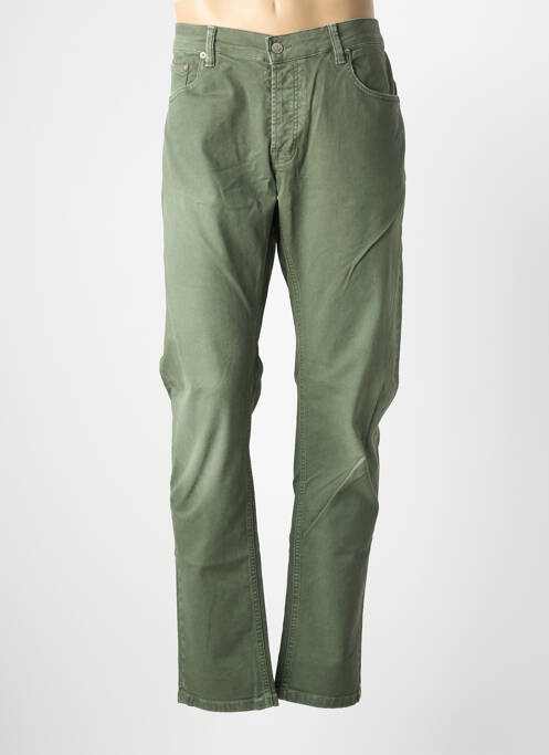 Jeans coupe slim fermeture boutonnée sur le devant taille normale vert SERGE BLANCO homme