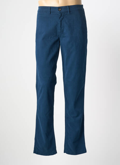 Pantalon chino stretch taille normale bleu EDEN PARK homme