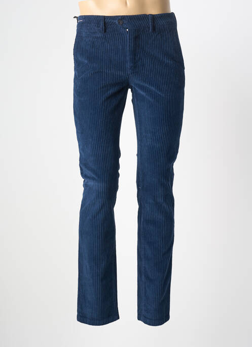 Pantalon chino stretch taille normale bleu TELERIA ZED homme