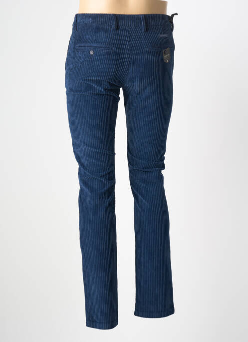 Pantalon chino stretch taille normale bleu TELERIA ZED homme