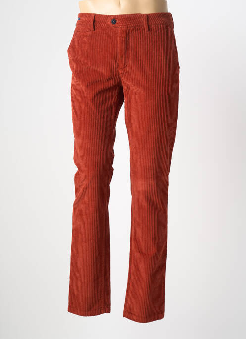 Pantalon chino stretch taille normale orange TELERIA ZED homme
